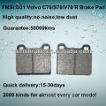 D31 HIGH QUALITY low metal car disc brake pad for BENZ300/350/400/560